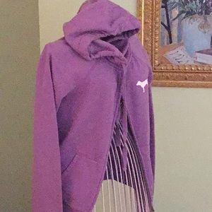 Pink full zip hoodie